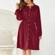 thumbnail image 2 of Vestidos Para Mujer Vestido de Cambio Suelto Con Volantes Y Estampado de Leopardo Con Cuello en V A La Moda Odeerbi  ODB184740, 2 of 8