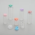 thumbnail image 3 of Uxcell 10Pcs Clear Glass Sample Vials, Small Liquid Bottles Black 15ml, 3 of 7