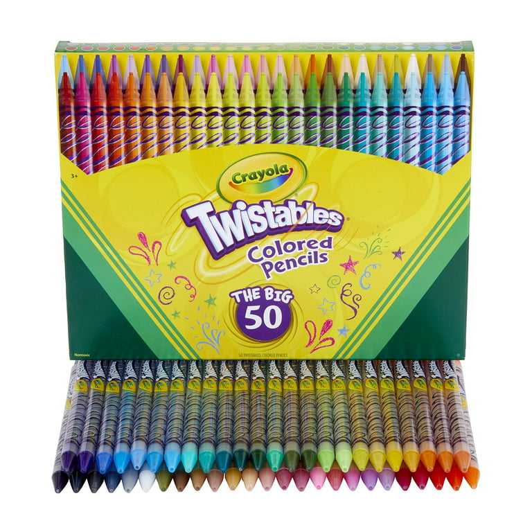  Crayola Erasable Colored Pencils (50ct), Bulk Colored Pencil  Set, Pencils for Adult Coloring Books, for Teens, 6+ [ Exclusive] :  Toys & Games