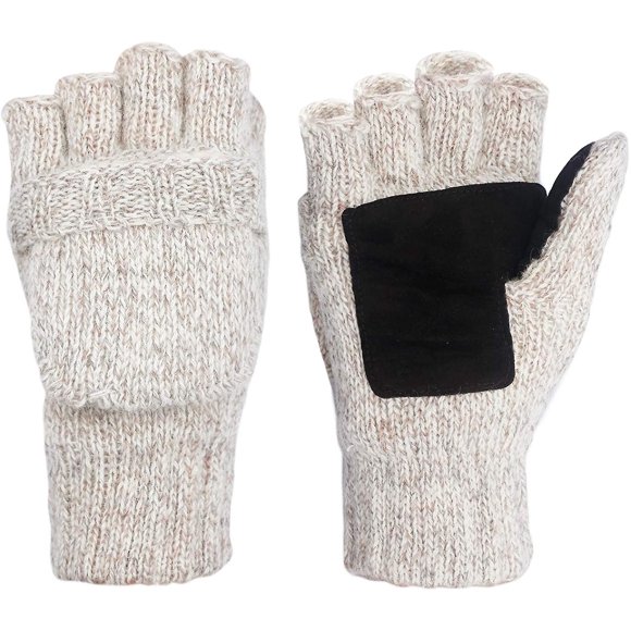 Suede Thinsulate Thermal Insulation Mittens Gloves