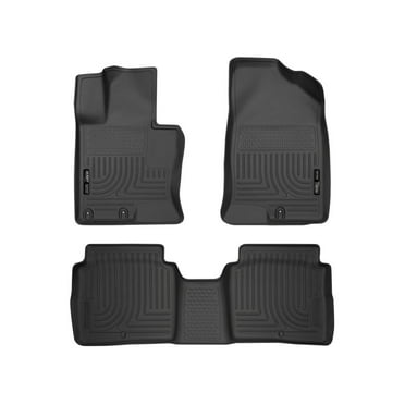 Husky Liners by RealTruck Weatherbeater Floor Mats Fits 2011-2015 Kia Optima Front & 2nd Row, 3-pc Black-99691