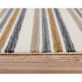 thumbnail image 2 of Alora Decor Rivera 7'9" x 9'9" Stripe Ivory/Beige/Charcoal Hand-Tufted Area Rug, 2 of 3