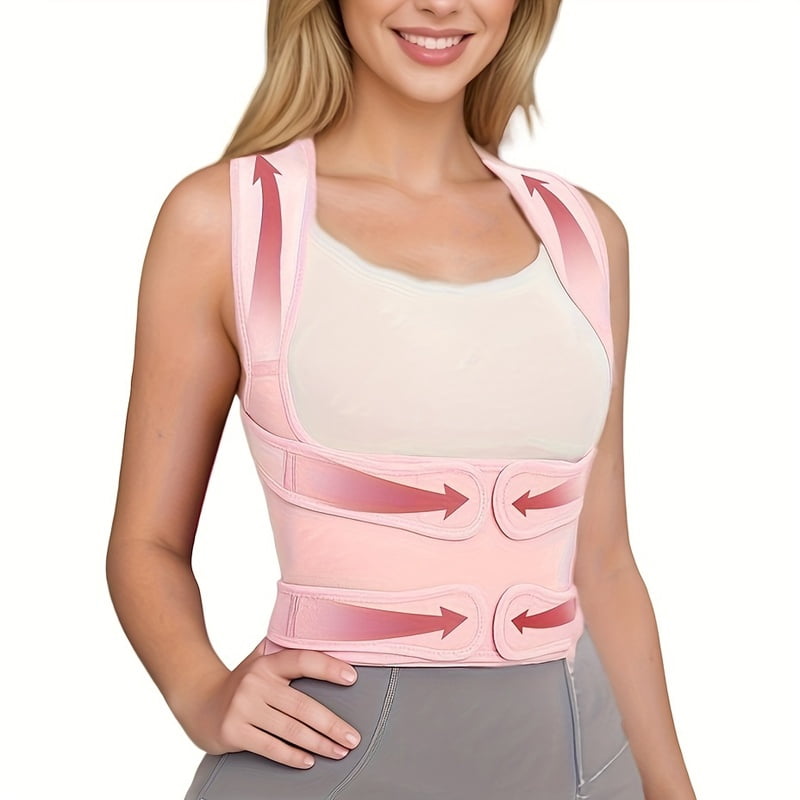 Back Brace Posture Corrector for Women and Men, Adjustable Shoulder Brace for Upper and Lower Back Pain Relief