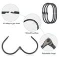 thumbnail image 4 of Soumake 12Pcs Bathroom Shower Curtain Rings Rust Proof Tightly Closed Anti-Drop Smooth Gliding Curtain Hooks Bathroom Accessories, 4 of 8