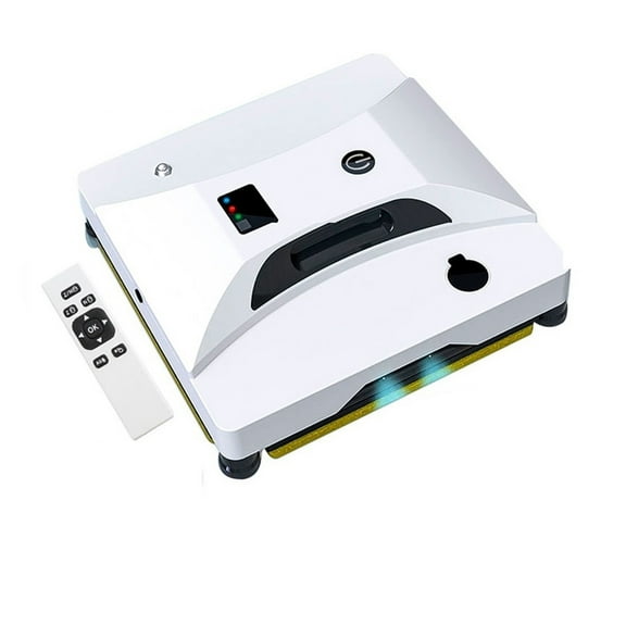 Smart Upgrade Window Cleaning Robot With Water Spray Function Brushless Motor Borderless Recognition Window Tile Wall Cleaner For Windows, Tiles, Bathrooms ,Slim Compact Design