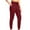 Red, variant on ABATAB Women's Joggers Pants with Pockets Comfortable Drawstring Workout Pants Lightweight Lounge Athletic Running Cinch Trousers