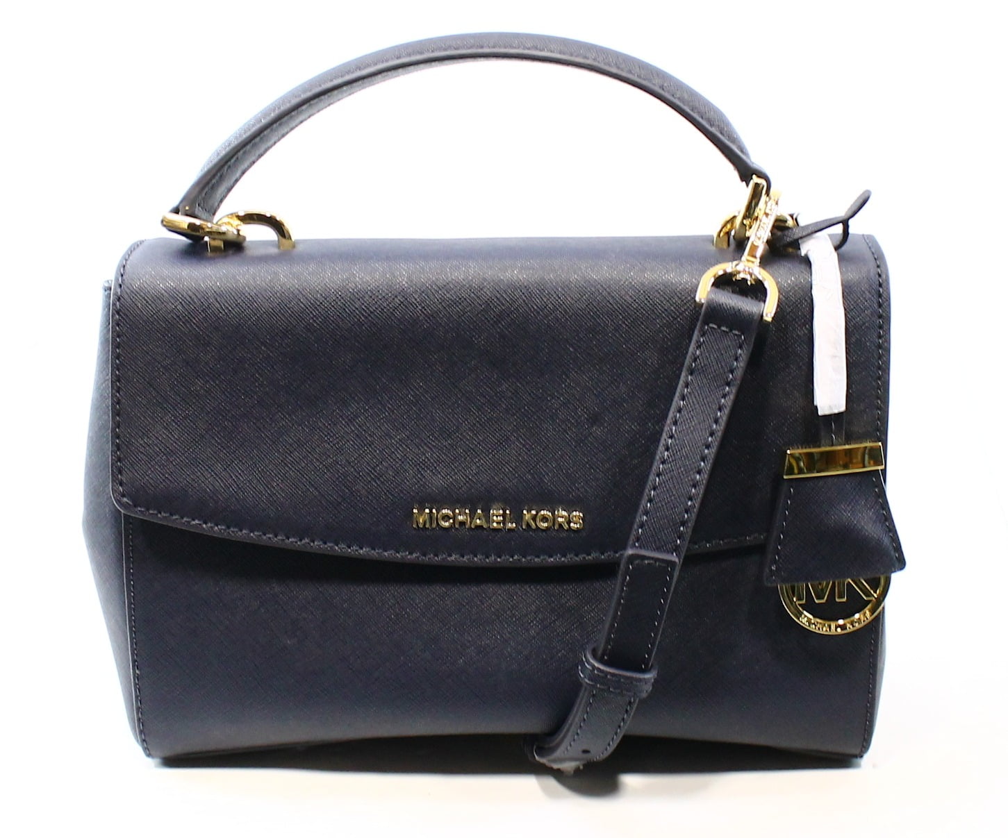 navy blue michael kors satchel