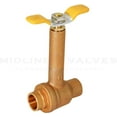 thumbnail image 3 of Midline Valve 37556 Premium Brass Ball Valve, Long Bonnet with T-Handle, with 3/4 in. Sweat Connections, 3 of 4