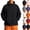 #02 Black, variant on Hooded Windbreaker Jackets for Men Thin Breathable Ice Silk UPF50+ UV Sun Protection Coat Full Zip Lightweight Tops for Hiking Casual Walking ,M,Saffron