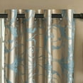thumbnail image 3 of Rideaux Jacquard Damassé, Œillet, Semi-Occultant, Grand 60x100 Pouces, 3 of 3