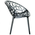 thumbnail image 2 of Pemberly Row Polycarbonate Patio Dining Chair in Black, 2 of 10