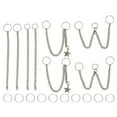 thumbnail image 1 of Braid Hair Accessories Assorted Dreadlocks Ring Hair Braid Ring Hair Ring Chains, 1 of 4
