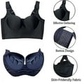 thumbnail image 4 of Full Back Coverage Bras For Women, Fashion Deep Cup Hide Back Fat Bra With Shapewear Incorporated Push Up Sports Bras, 4 of 5