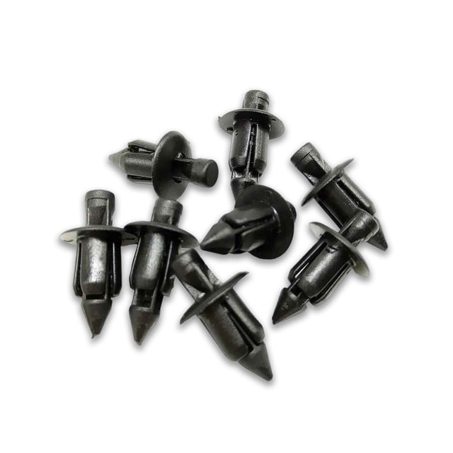 50 Pieces Universal Car Fender Retainer Clips Bumper Plastic Rivets Door Panel Fixing Push Pins for 6mm Hole Accessories