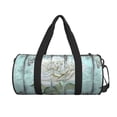 thumbnail image 2 of Haiem Vintage Rose1 Pattern Gym Bag for Women Men, Waterproof Travel Duffel Bags, Personal Item Travel Bag Weekender Bag with Shoes Compartment & Wet Pocket, 2 of 8