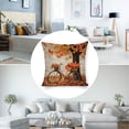 thumbnail image 3 of flowerslinen toss pillowcase decoration pillowcase gifting preferred 20x20inch cushion cover sofa pillowcase sofa bedroom living room car, 3 of 8