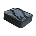 thumbnail image 3 of Dualoai Nail Polish Carrying Case Holds 30 Bottles Visible Lid Nail Polish Organizer Black, 3 of 9
