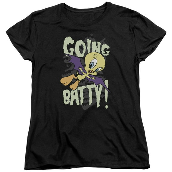 Looney Tunes - Going Batty - Women's Short Sleeve Shirt - Medium