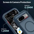 thumbnail image 4 of for Google Pixel 8A 5G Series Case- Blue, Slim, & Tough, Pocket-Friendly, ,Support for MagSafe Phone Case, 4 of 12