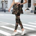 thumbnail image 2 of FUIALDOLG Mushroom Athletic Skirt with Leggings for Women Cute MushroomsTennis Golf Skorts Stretchy High Waist Yoga Pants Trousers Picckleball Clothing,Size 3XL, 2 of 7