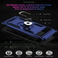 thumbnail image 3 of SaniMore Tri-layer Case for Google Pixel 8A 2023, 360° Rotating Holder/Kickstand Rugged PC Back + TPU Bumper Magnetic Car Mount Anti-fingerprint Anti-fall Heavy Duty Protective Case, Blue, 3 of 6
