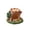 Tree Hole, variant on Godderr Mini Resin Grass Stump Decorations Lovely Grass Tree Hole Ornament Resin Crafts 3x4x4in