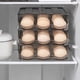 thumbnail image 5 of Caja de huevos de Plástico translúcido perfecl Organizador de 3 capas Refrigerador de cocina, 5 of 7