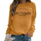 thumbnail image 4 of Sudadera Para Mujer, Tops de Otoño de Acción de Gracias, Camiseta Holgada Estampada A La Moda, Blusa de Manga Larga, Tops Casuales de Cuello Redondo Odeerbi  ODB183343, 4 of 5