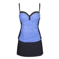 thumbnail image 2 of Mujeres Stripe Push Up Tankini deportiva Traje de baño inferior Traje de Sunnimix Traje de baño de Tankini de las mujeres, 2 of 8