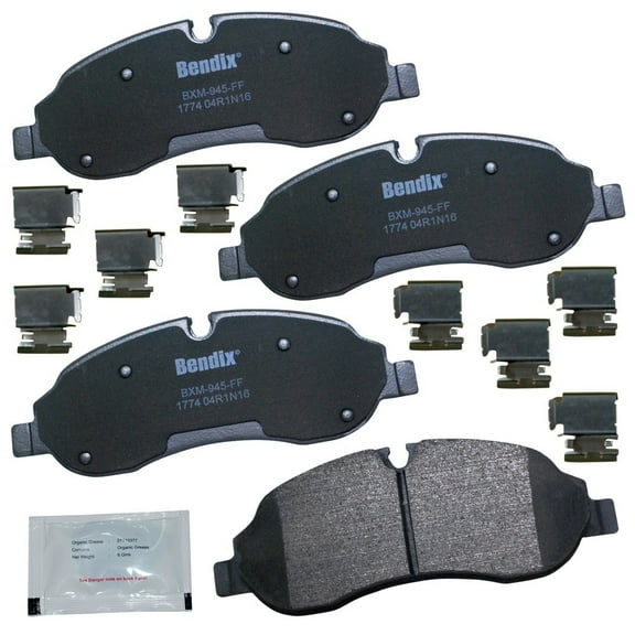 Disc Brake Pad Set Fits select: 2015-2020 FORD TRANSIT