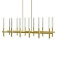 thumbnail image 5 of CWI Lighting Dragonswatch Integrated LED Satin Gold Chandelier, 5 of 6