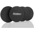 thumbnail image 1 of shiyou-Super Curseurs 3 1/2 Pouces Ronds Réutilisables pour Surfaces Dures - Déplacement Facile et Protection de Surface, Noir (4 Pack), 1 of 4