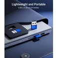 thumbnail image 4 of Adaptador Syntech USB-C hembra a USB-A macho, paquete de 3, azul, 4 of 5