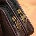 thumbnail image 2 of Greenadscape 1Ud Cartera De Cuero Resistente Para Con Espacio Para Teléfono Color Marrón, 2 of 8
