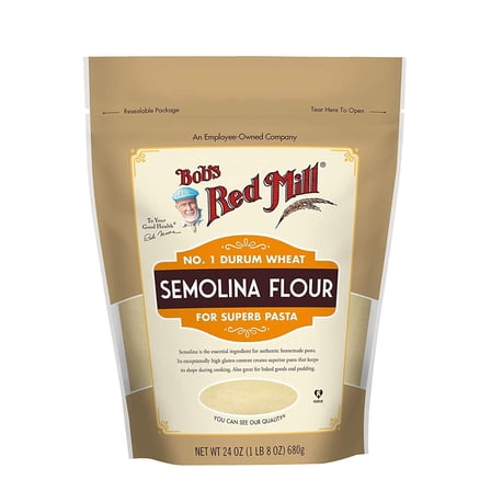 Bob,S Red Mill Semolina Pasta Flour (24 Ounce, Pack Of 2)