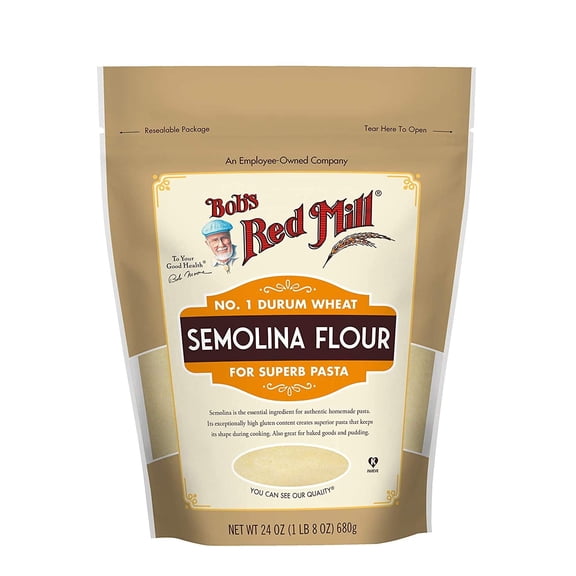 Bob,S Red Mill Semolina Pasta Flour (24 Ounce, Pack Of 2)