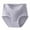 Silver, variant on 1 Pcs Women's Cotton High Waisted Underwear Stretch Panties Full Coverage Postpartum Soft Briefs Breathable