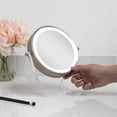 thumbnail image 4 of Zadro Dual Lighted Makeup Mirrors with Magnification & Swiveling Heads, 4 of 8