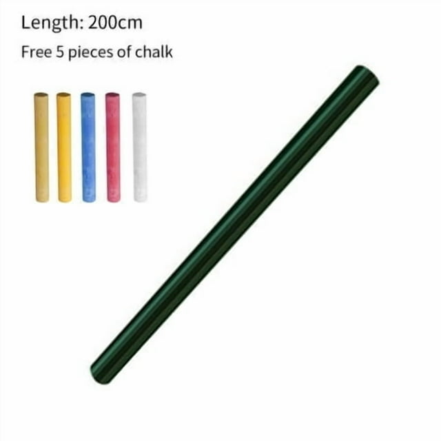 Shengyu Blackboard Wall Sticker Self-Adhesive PVC Chalkboard Teaching Sticker Removable Writing Decal with Chalk, 45x200cm