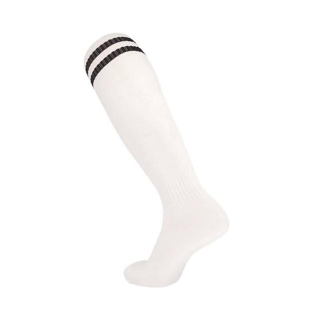 Calcetines de fútbol finos para adultos, calcetines deportivos de rayas altas para hombre, calcetines largos, calcetines de entrenamiento transpirables que absorben el sudor