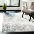 thumbnail image 3 of SAFAVIEH Jasper Brandt Abstract Overdyed Area Rug, Grey/Blue, 3' x 3' Square, 3 of 9