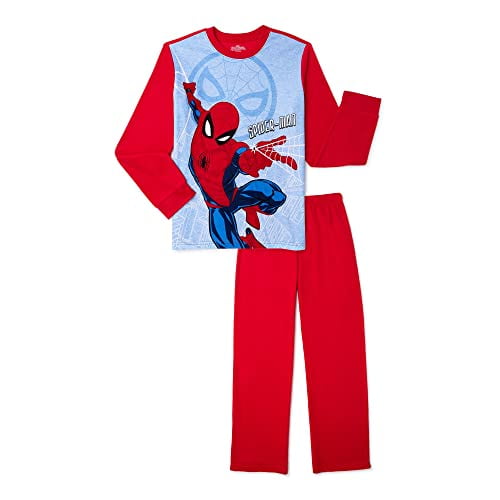 Spider Man Boys 2 Piece Pajamas Sleep Set Size 8