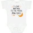 thumbnail image 3 of Inktastic I Love My Tia to the Moon and Back Boys or Girls Baby Bodysuit, 3 of 5