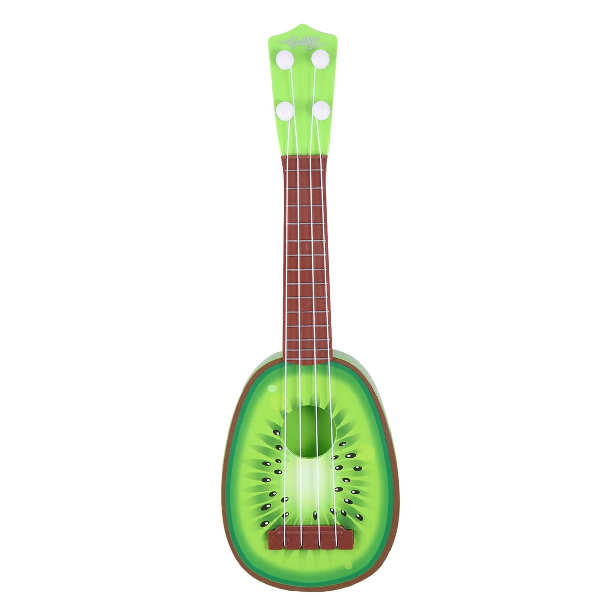 Kiwi Fruit Shape Ukulele Mini Musical Guitar Instrument Toy Childrens
