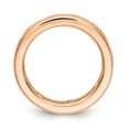 thumbnail image 2 of 14K Rose Gold Ring Band Eternity Diamond Round Polished 2ct Channel Set , Size 8, 2 of 4
