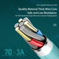 thumbnail image 5 of Type C Cable, [2-Pack 3.3ft] Fast Charging USB Type C Cord for Samsung Galaxy A10/A20/A51/S10/S9/S8, Type C Charger Premium Silicone USB Cable, 5 of 7