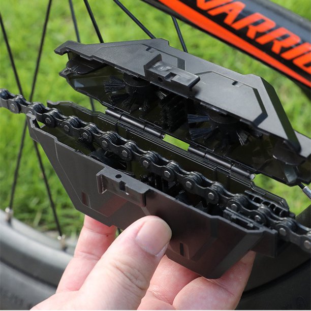 Limpiador de cadena de bicicleta, cepillo de limpieza de cadena de bicicleta, herramienta de lavado, protección de bicicleta de montaña MTB, accesorios de cadena de bicicleta de aceite ShuxiuWang 8390611125301