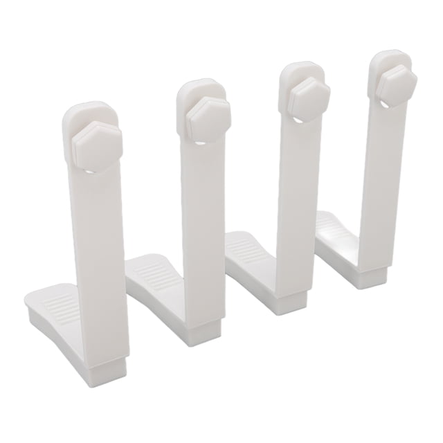Hebilla de la Haja de Colchas, Sujetador de Sábana Duradera White 4pcs Fuerza de Sujeción Fuerte para la Cubierta del Sofá para Colchones