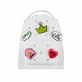 Clog Silicone Jelly Backpack With Charms Cute Mini Backpack Daypack Bag