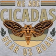 thumbnail image 3 of CafePress - Cicadas We Are Cicadas Hear Us Roar Flying Insects Women's Baseball T Shirt - Womens Baseball Tee, 3 of 4